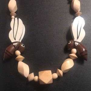 Wooden BEE necklace